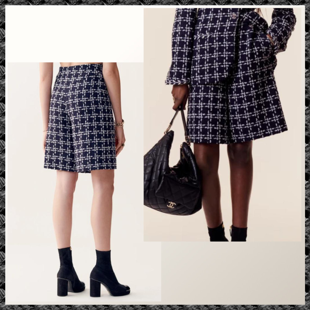2023/24秋冬◆送料込【CHANEL】バミューダショーツ P75520