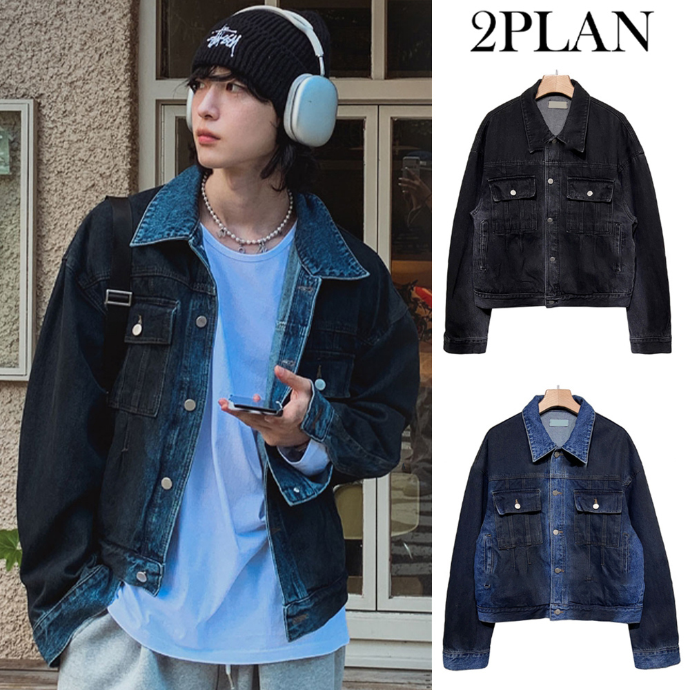 【2plan】Oind denim trucker jacket