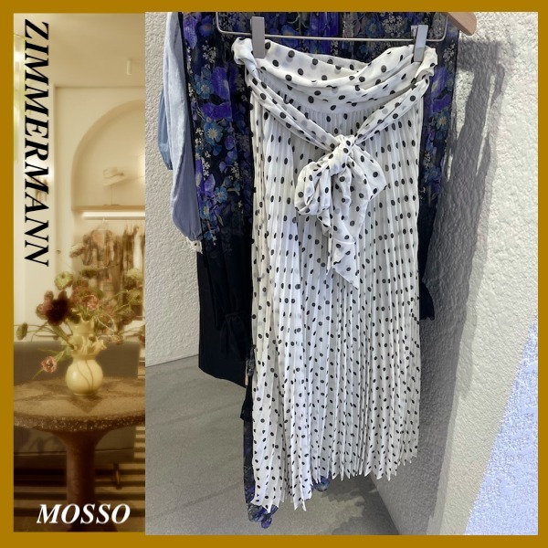 【Zimmermann】SUNRAY PLEATED SKIRT プリーツ ミディスカート Zimmermann SUNRAY PLEATED SKIRT | REVERSIBLE