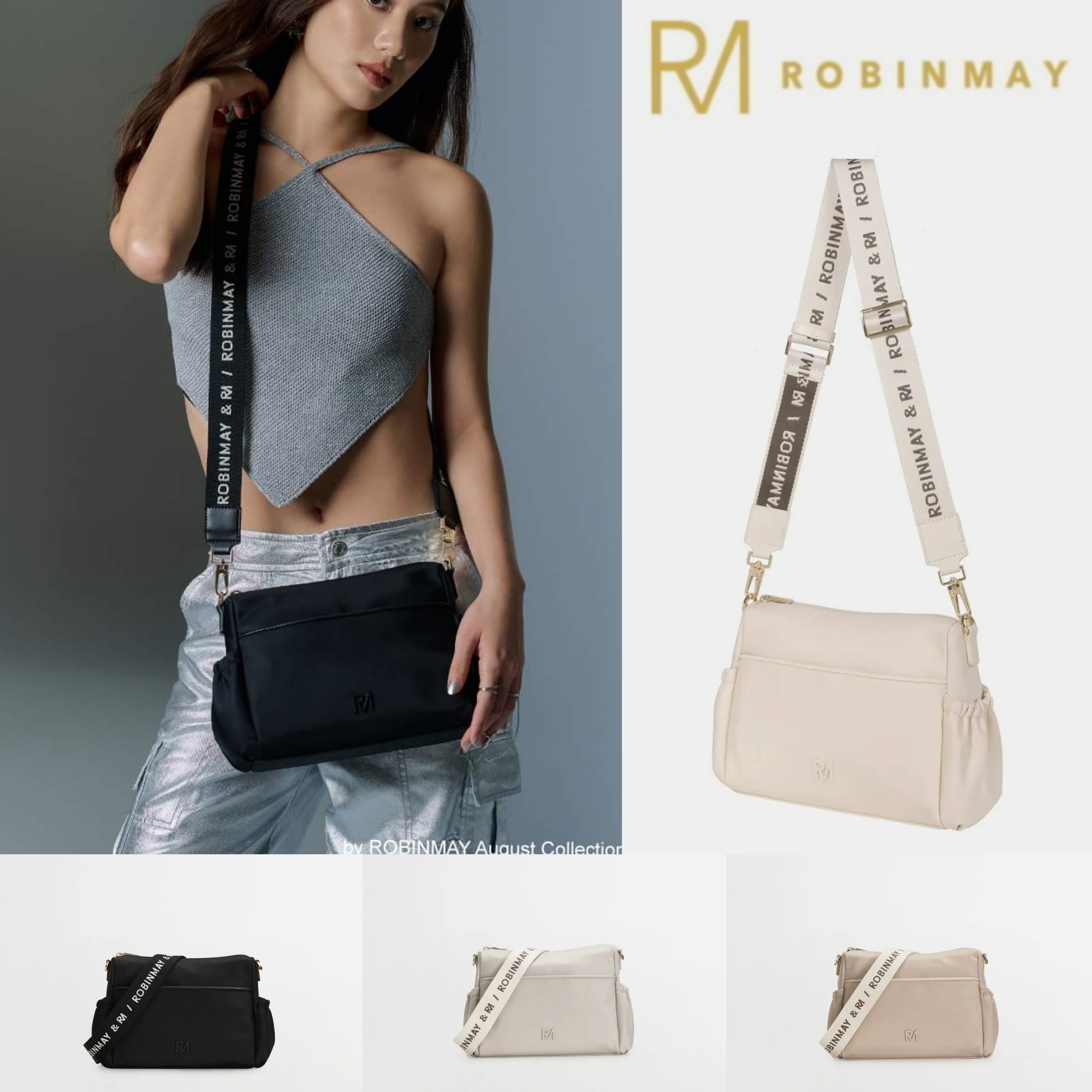 ROBINMAY◆ナイロン ショルダーバッグ 瑞絲斜背包 Z410◆送料込