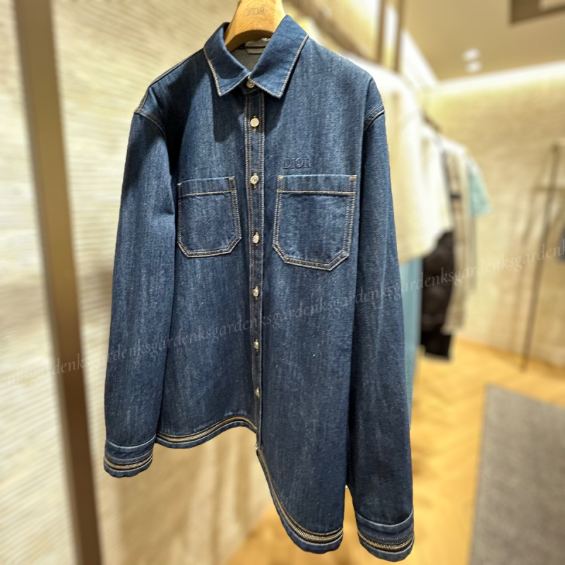 すぐ届く！DIOR オーバーシャツ コットンデニム