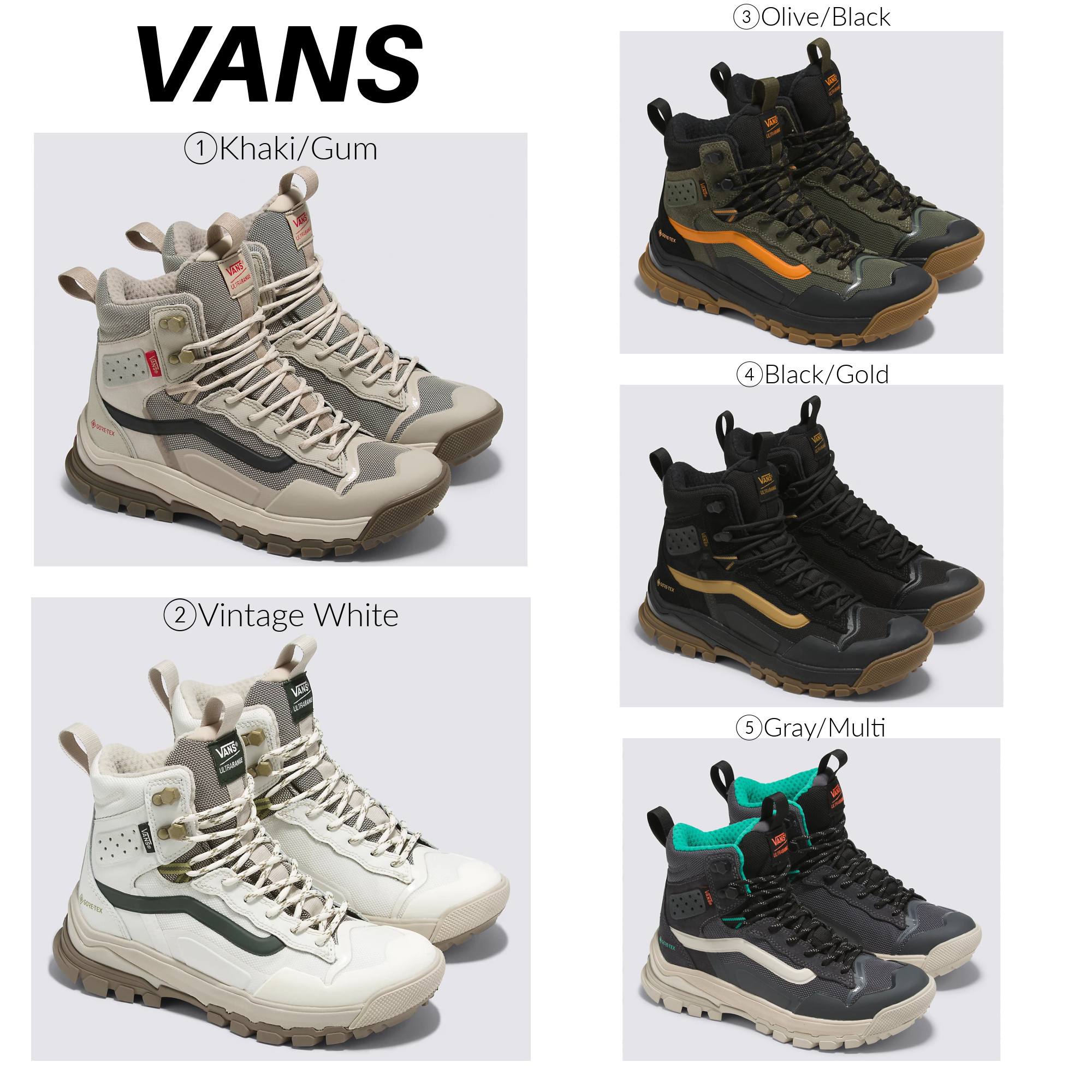 【Vans】☆スニーカー☆ ULTRARANGE EXO HI GORE-TEX MTE-3 SHOE