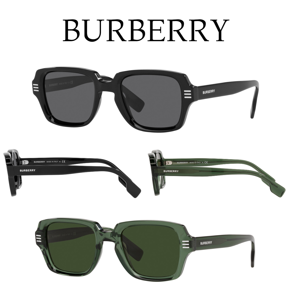 関税・送料込み＊BURBERRY＊ロゴ スクエア サングラス