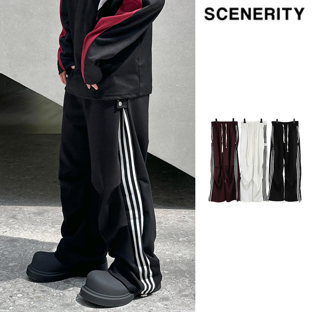 【SCENERITY】snap track pants