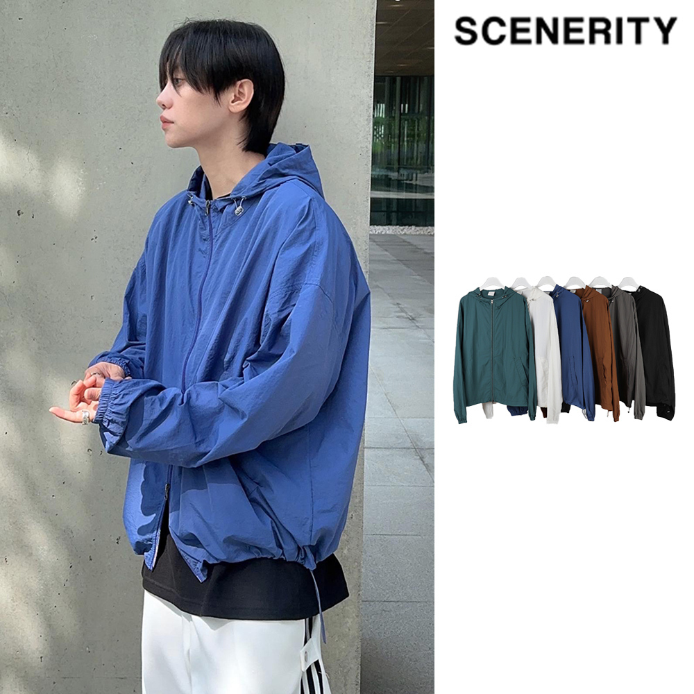 【SCENERITY】Urban hood windbreaker