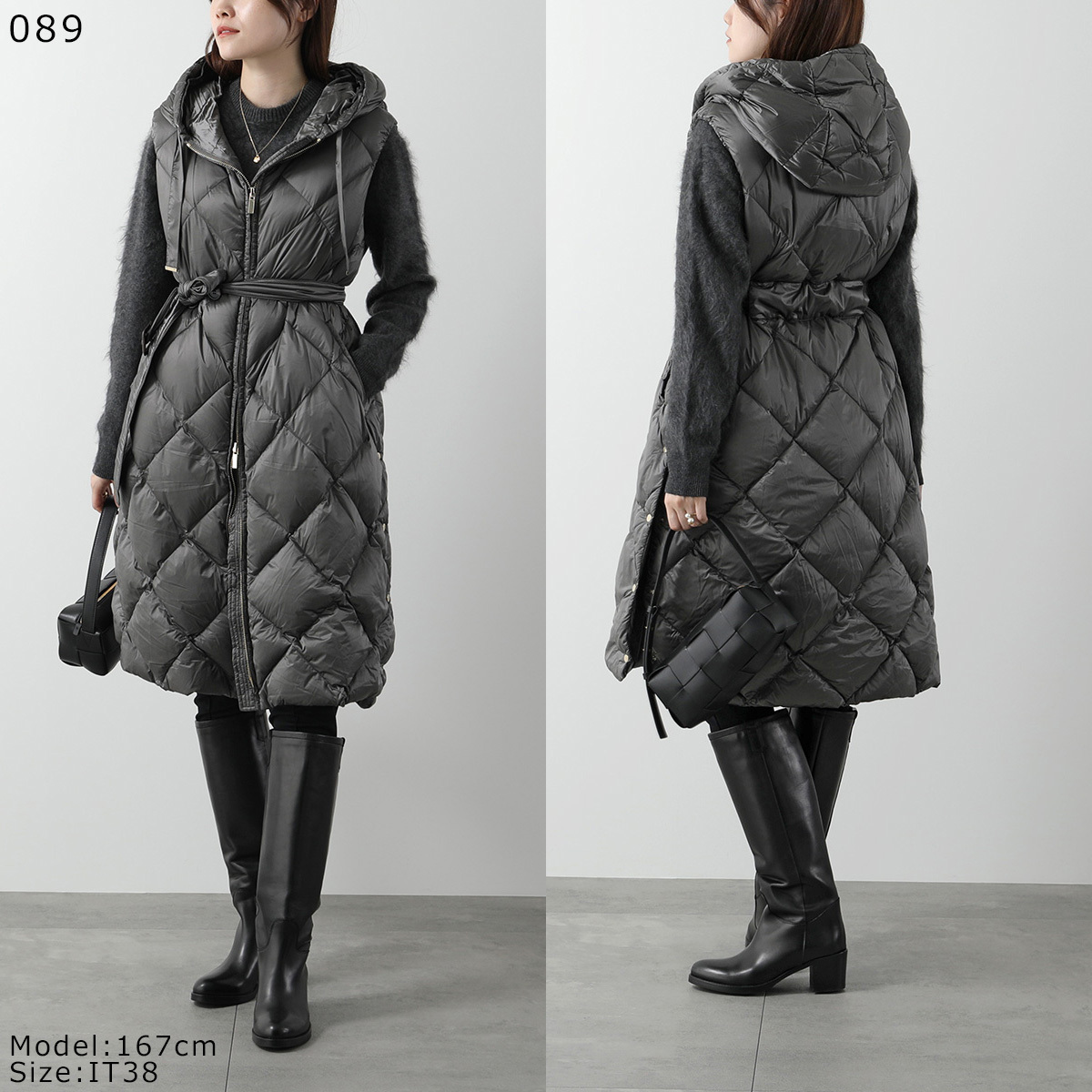 MAX MARA The Cube ダウンベスト TREGIL ロング丈 (Max Mara