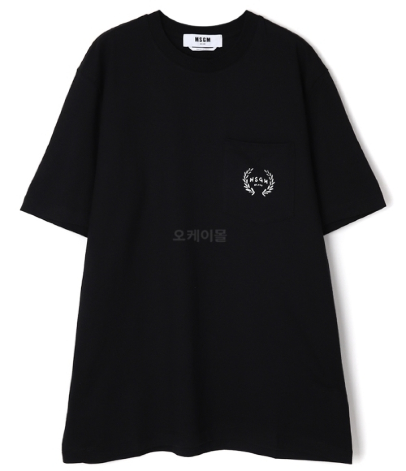 MSGM｜SHORT-SLEEVED ROUND NECK T-SHIRTS (3540MM128 23779