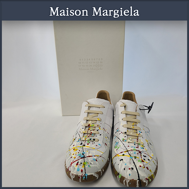【Maison Margiela】正規品★レプリカペインティングスニーカー