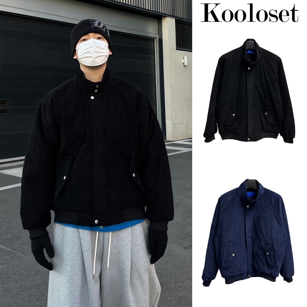 【KOOLOSET】Square Corduroy Blouson
