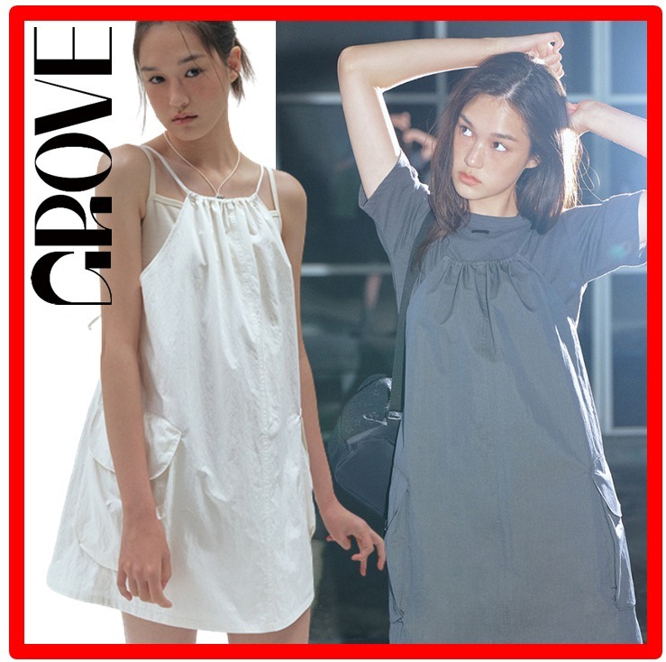 ☆韓国の人気☆【GROVE】☆23SU RUSSELL ONE-PIEC.E☆関税込☆