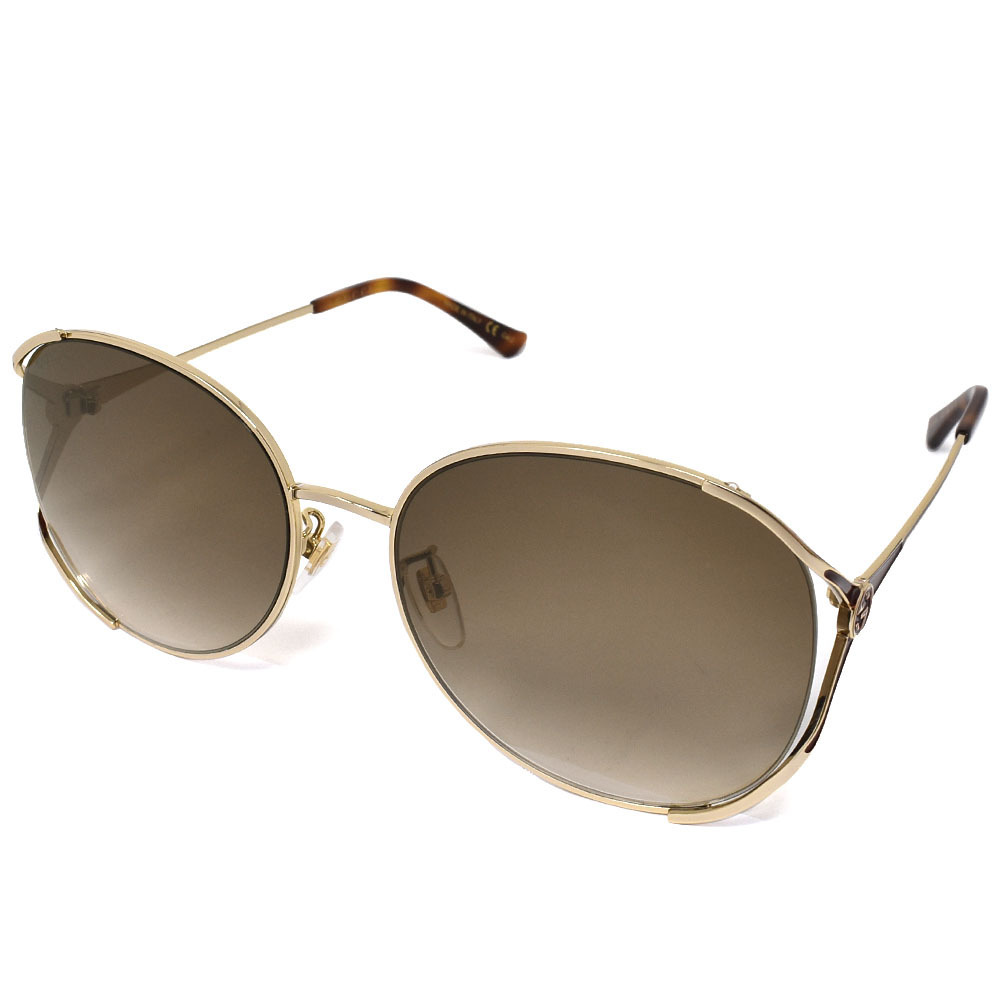 GUCCI サングラス GG0650SK-003 GOLD/BROWN ユニセックス