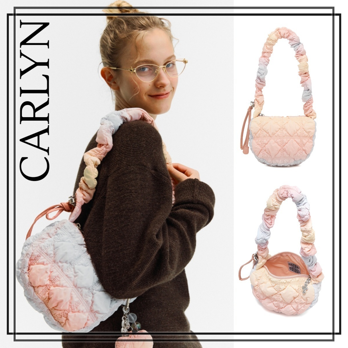 【CARLYN】Poing Cotton Candy 韓国発 3way ショルダーバッグ