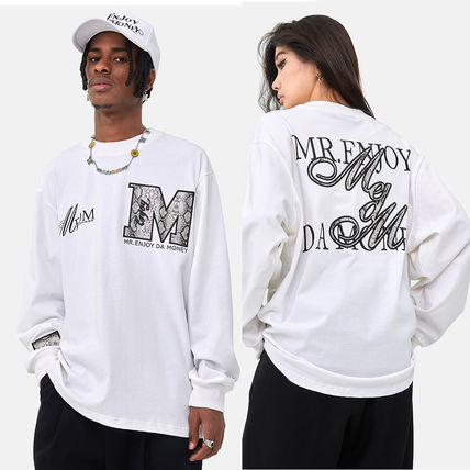 MEDMロンT 長袖Tシャツ 長袖トップス ロゴT 男女兼用 MEDMロンT 長袖Tシャツ 長袖トップス ロゴT 男女兼用 (MR. ENJOY