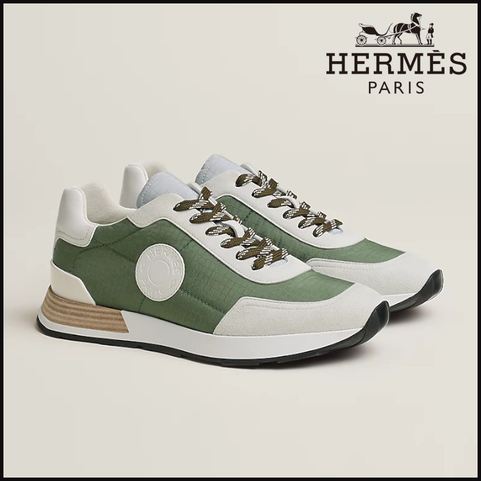 ■カッコイイ！【 HERMES 】メンズスニーカー 《ドライブ》