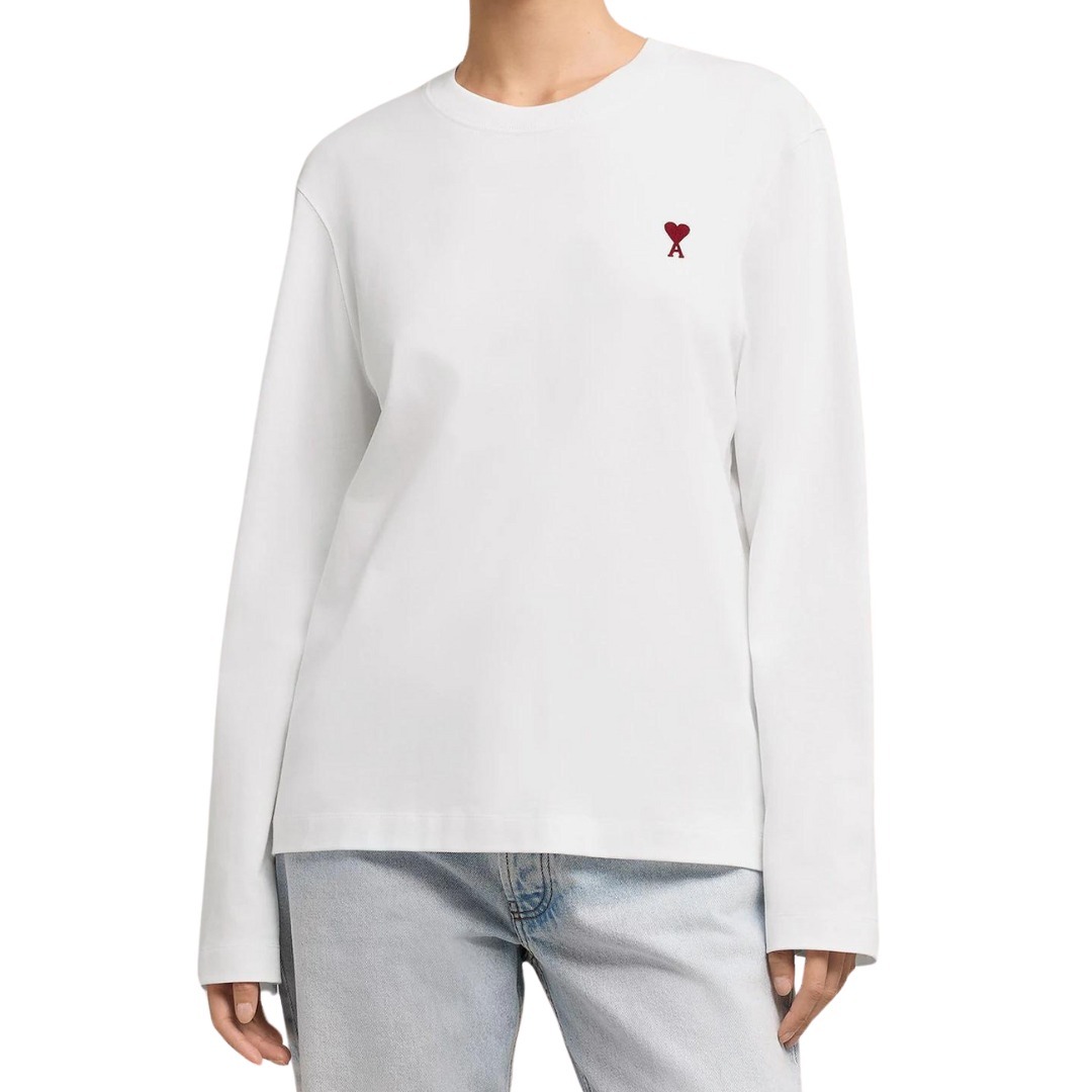 国内即発*《AMI PARIS》Ami de Coeur ロングスリーブ Tシャツ