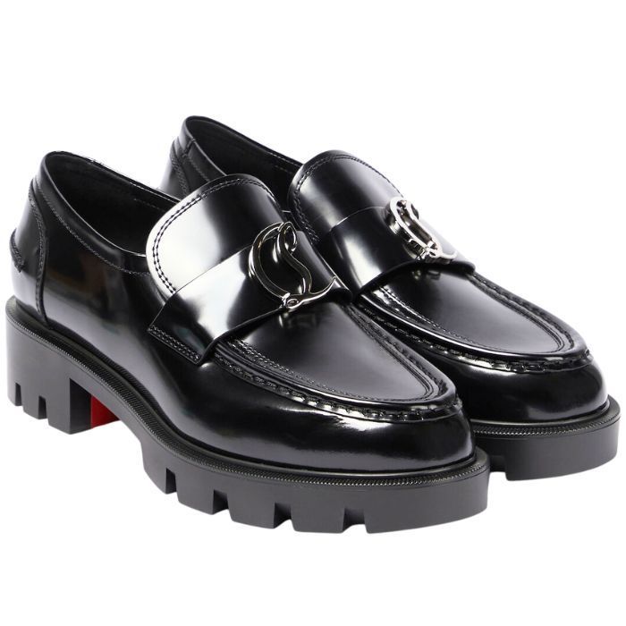 Christian Louboutin★レザー モック 厚底 ローファー★関税込