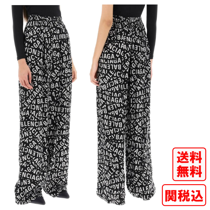 関税・送料込 BALENCIAGA Logo motif パンツ