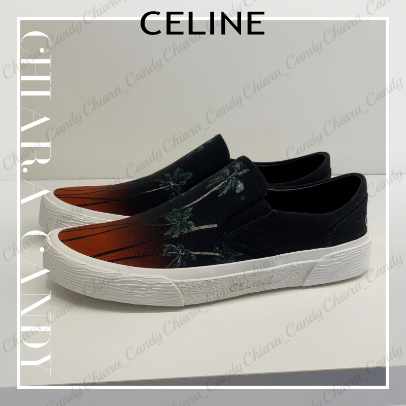 【数量限定】CELINE_men / プリント スリッポン スニーカー