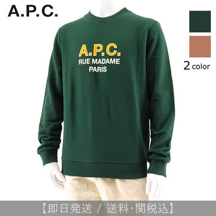 A.P.C. オリーブグリーン スウェット M