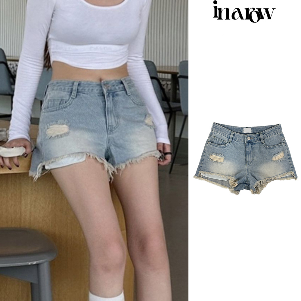 【in a row】Saint Washing Short Denim