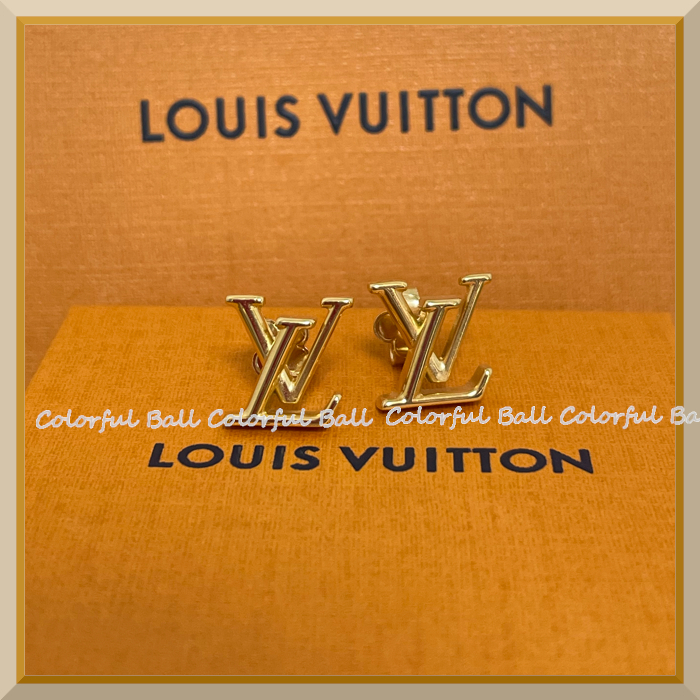 ルイヴィトン ピアス・LV アイコニック ピンクゴールド LOUIS