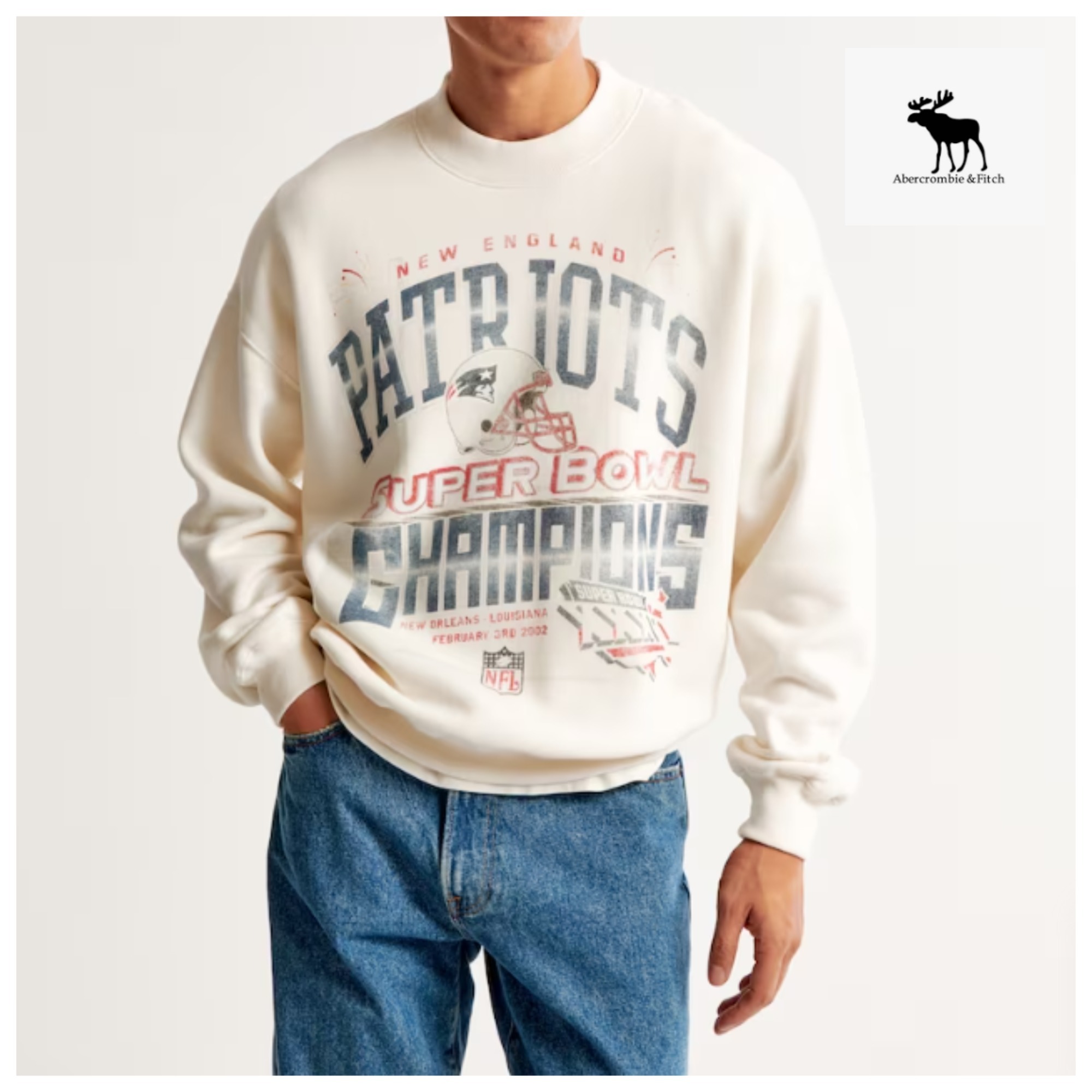 ★Abercrombie & Fitch★New England Patriotsスウェット