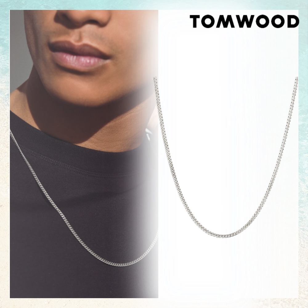 【Tom Wood】カーブチェーン M シルバー