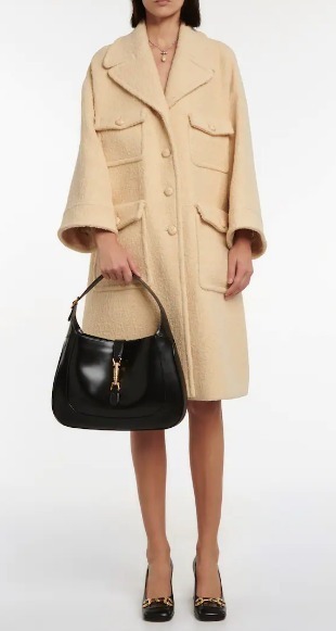 関送込 GUCCI ジャッキー1961ミディアムレザーショルダーバッグ