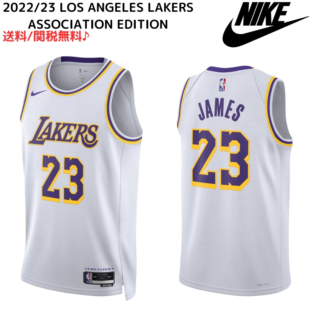 【NIKE】関送無料/ナイキNBA/2022/23 LOS ANGELES LAKERS/タンク