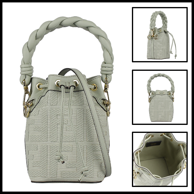 ★関税込★FENDI モン トレゾール キャンバス FFロゴ ミニバッグ