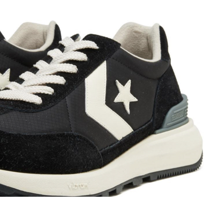 日本製★ Converse STARFIRESC J グレー・赤 厚底ソール☆25cm〜 日本製☆ Converse STARFIRESC J グレー・赤 厚底ソール☆25cm