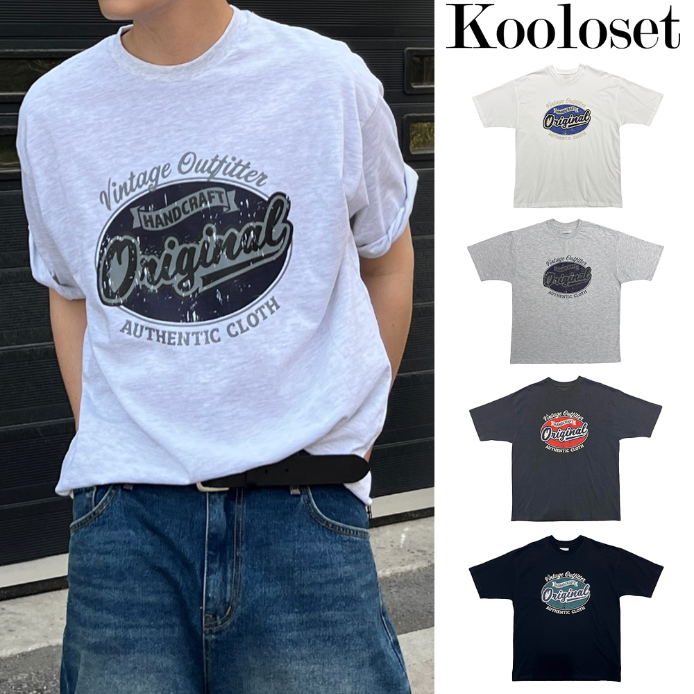 【KOOLOSET】Vintage Original Half Tee