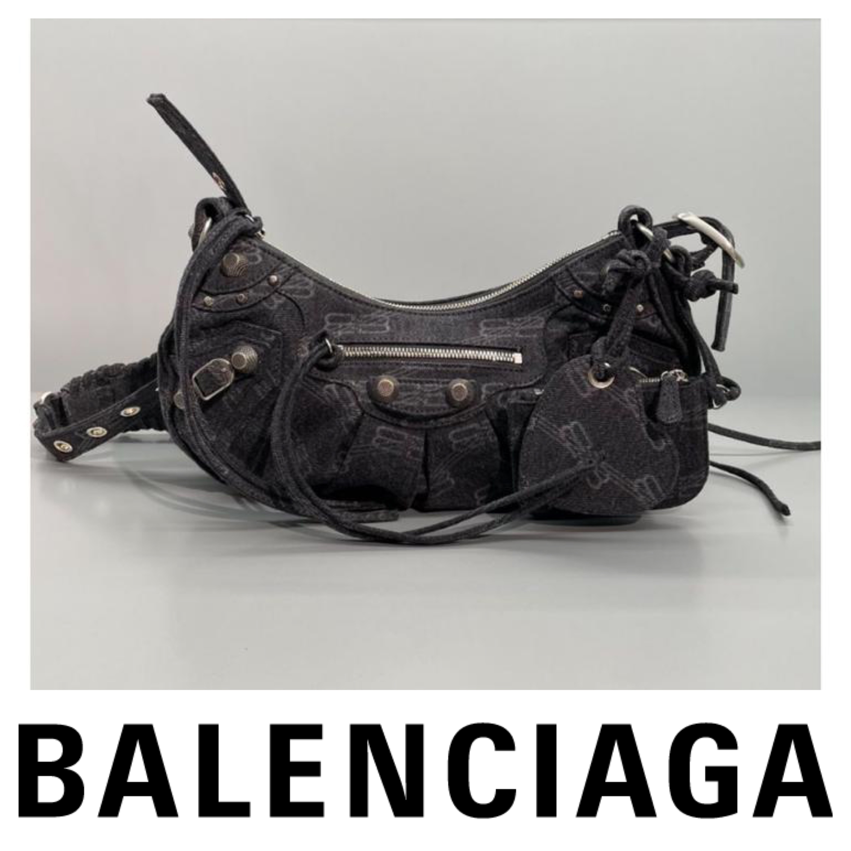 【BALENCIAGA】Le Cagole ショルダーバッグ BBモノグラム Small