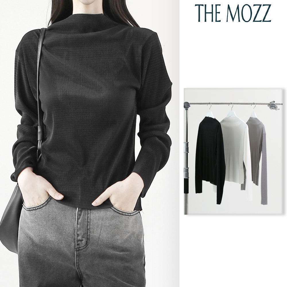 【THE MOZZ】Fling Pleated T-Shirt