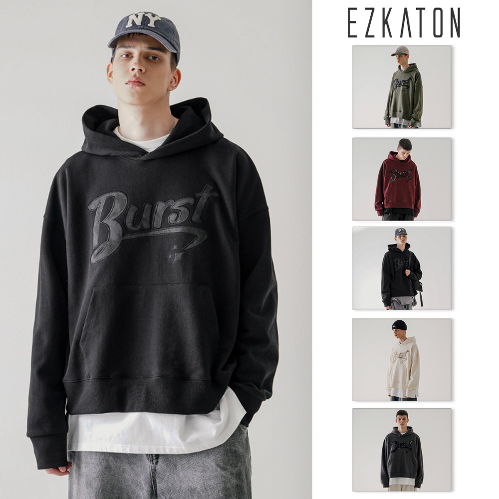 【EZKATON】23FW★ Burst Heavy Cotton Hoodie