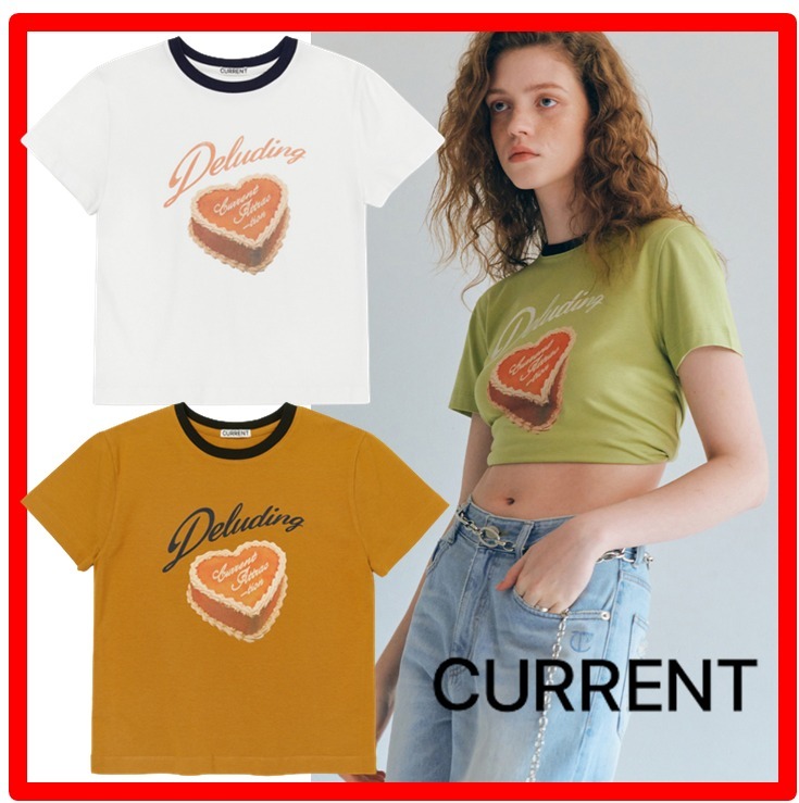 ☆韓国の人気☆【CURRENT】☆DELUDING CAKE RINGER TE.E☆