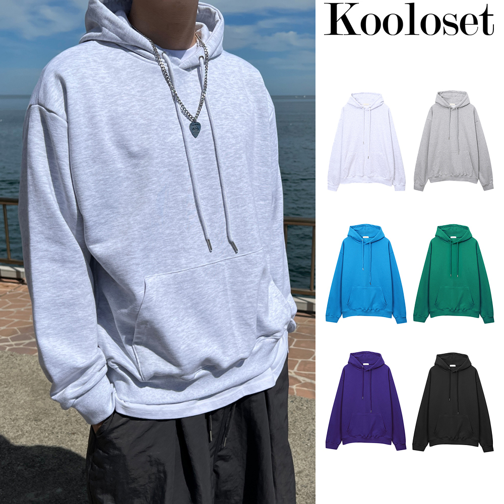 【KOOLOSET】Basic Regular Hoodie