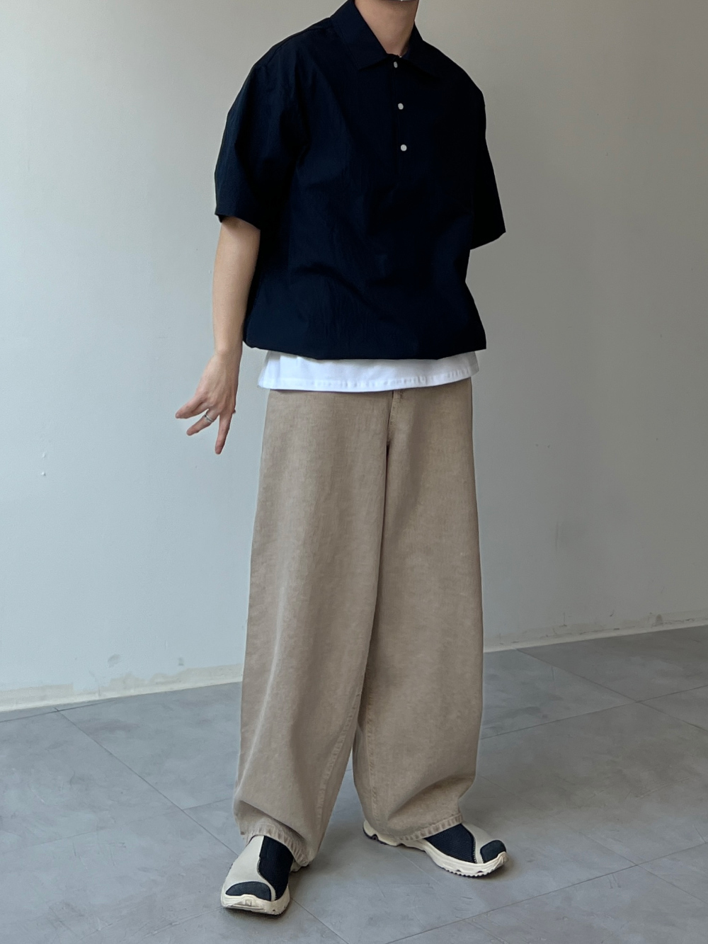 【KOOLOSET】Pigment Dyed Balloon Denim Designer fashion, Seoul-fully created | W Concept