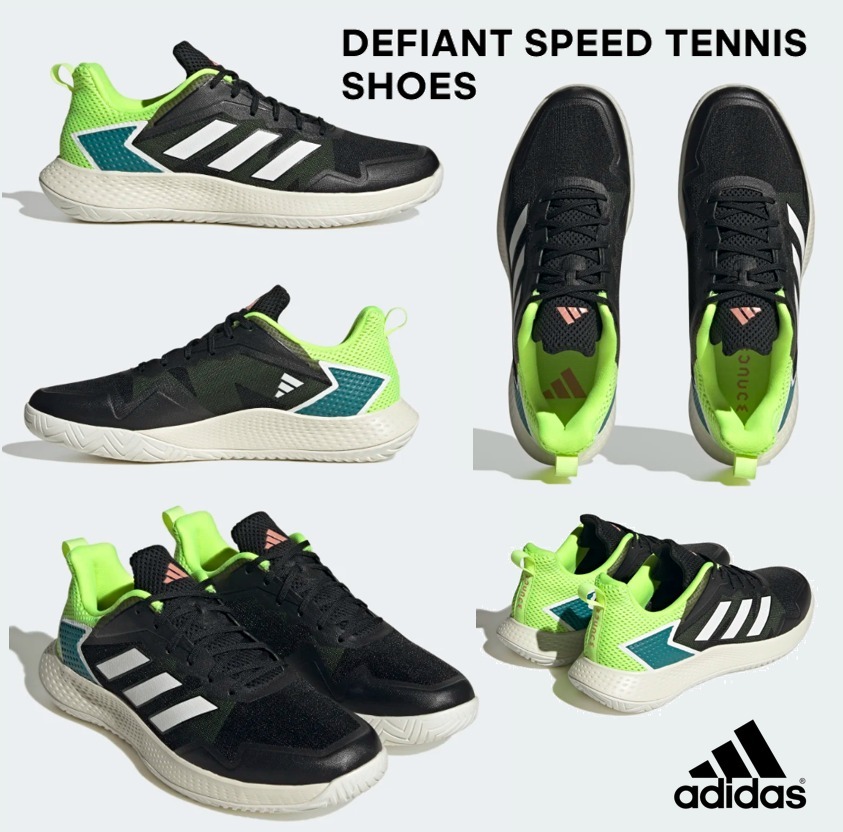 人気☆アディダス☆テニスシューズ☆DEFIANT SPEED TENNIS SHOES