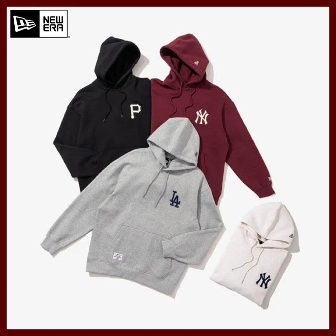 ☆Newera☆ MLB BASIC ロゴ パーカー フーディ 全4種