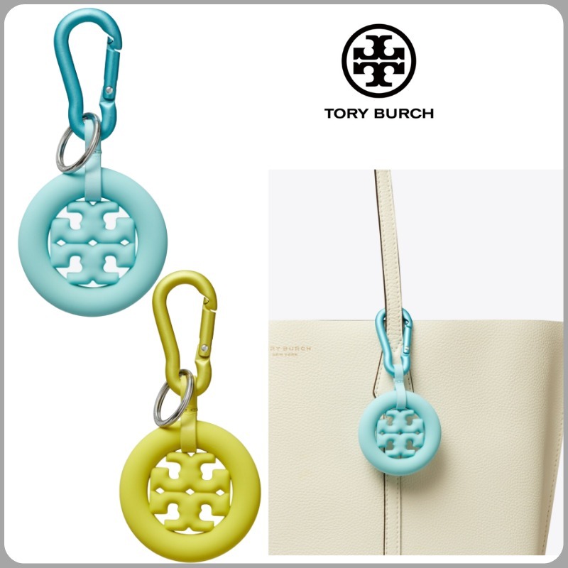 国内発送★Tory Burch Puffed Up Logo Key Fob ロゴ キーリング