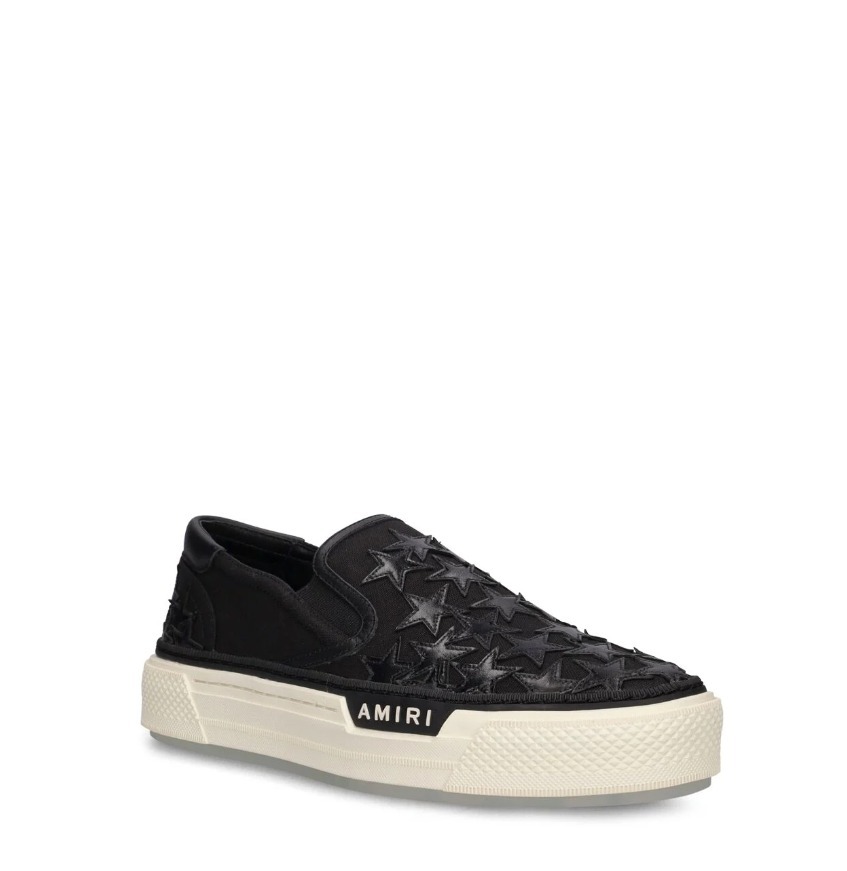 関送込★AMIRI★アミリ★スターズコートロースニーカー★大人気 WOMEN- WOMEN'S STARS COURT LOW - WHITE/BLACK – AMIRI