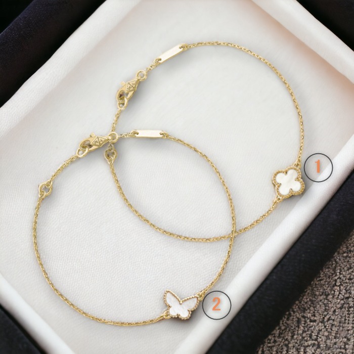 スウィート アルハンブラ ブレスレット 18K イエローゴールド