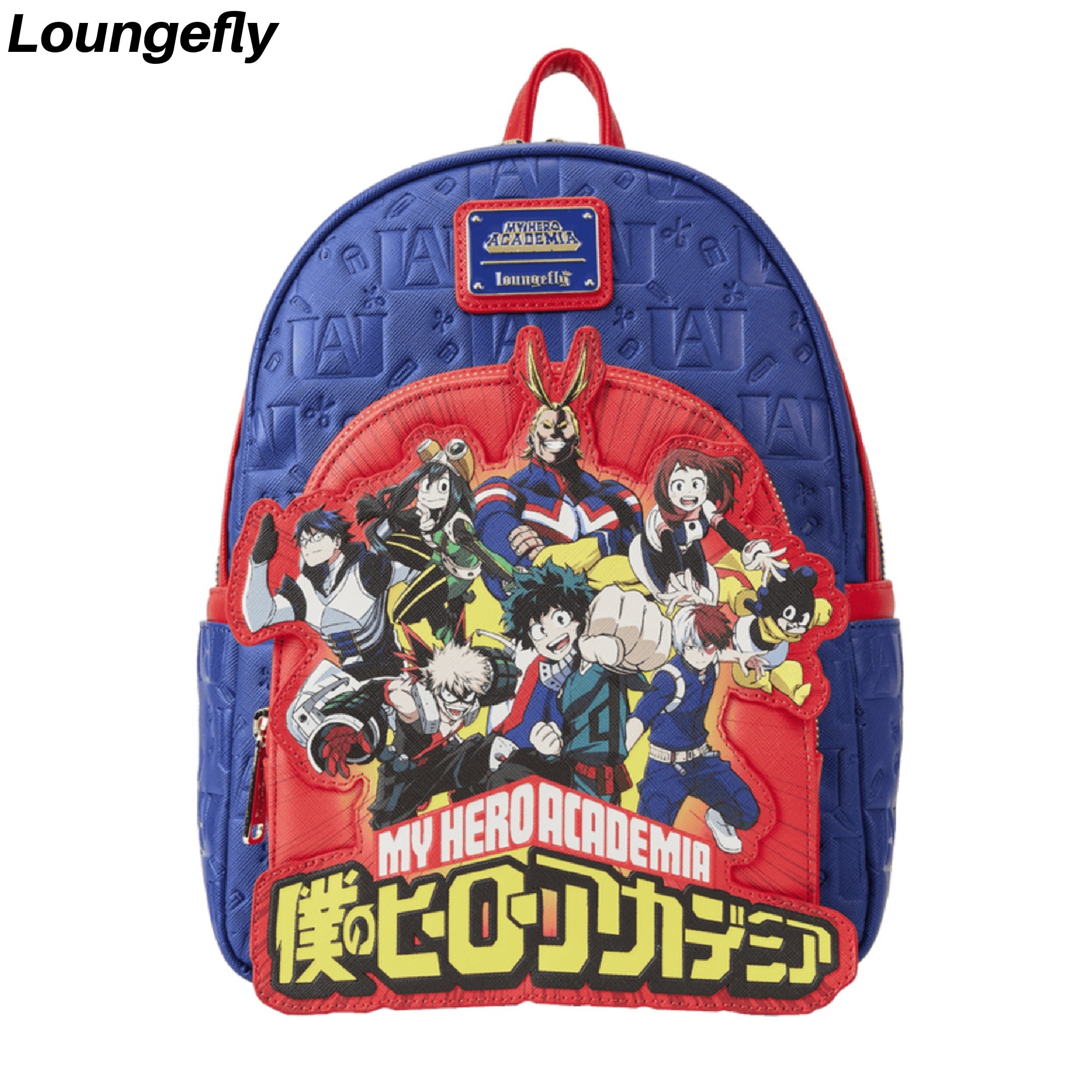 【Lounge Fly】My Hero Academia Group Debossed Mini Backpack