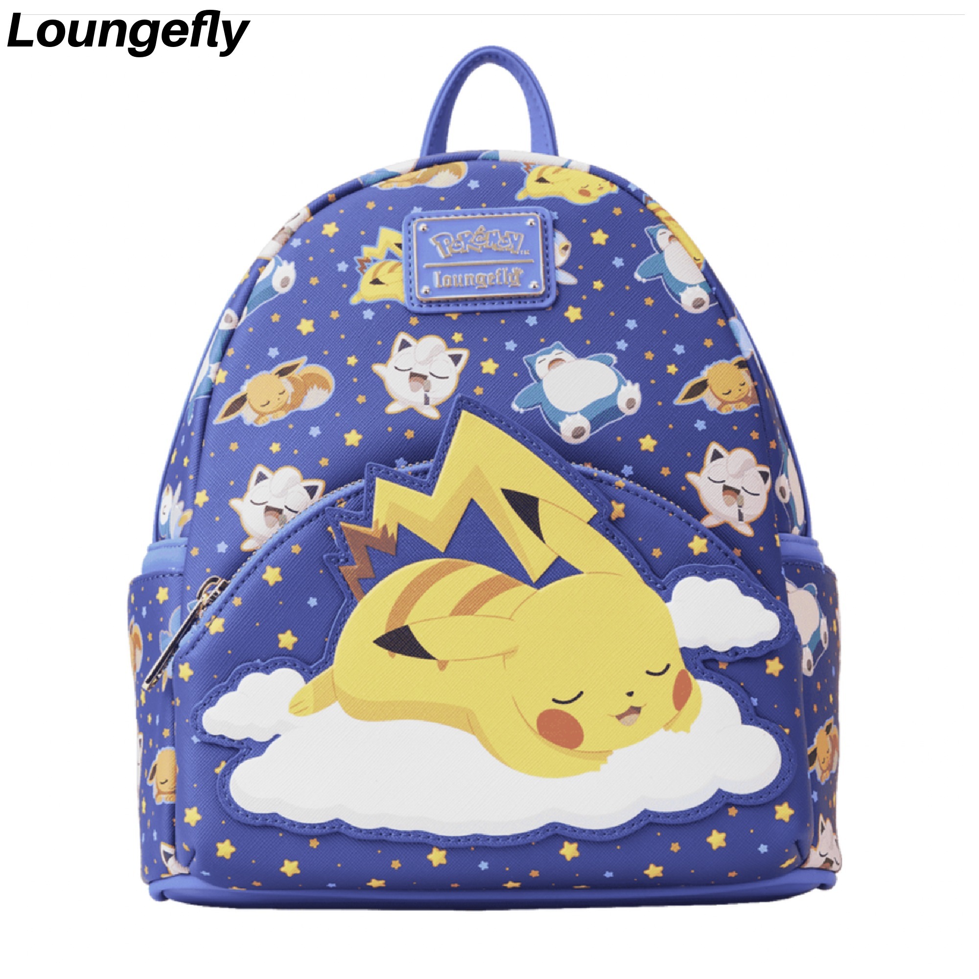 【Lounge Fly】Sleeping Pikachu and Friends Mini Backpack