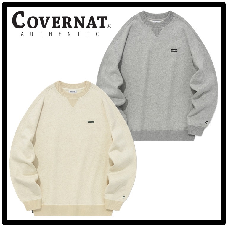 ★送料・関税込★COVERNAT★OVERFIT KNIT RIB SWEATSHIRT★