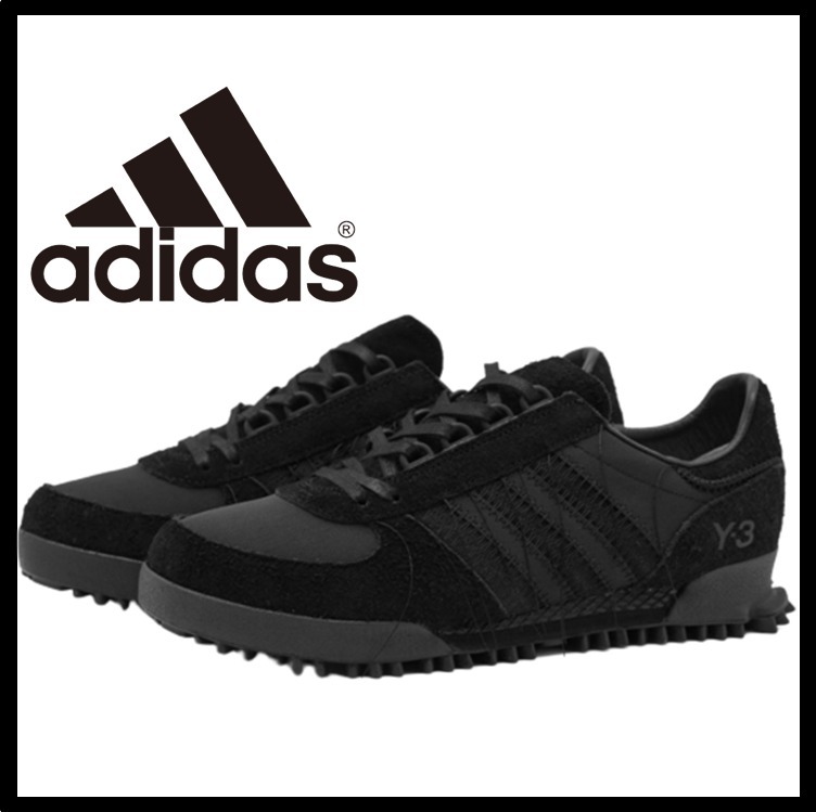 ★関税込★ワイスリー★Y-3★MARATHON TR BLACK★25-28cm