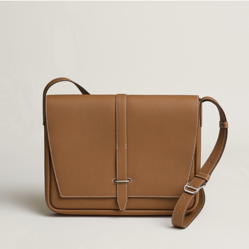 【希少★洗練されたデザイン】Hermes ショルダーバッグ ビジネス 希少☆洗練されたデザイン】Hermes ショルダーバッグ ビジネス