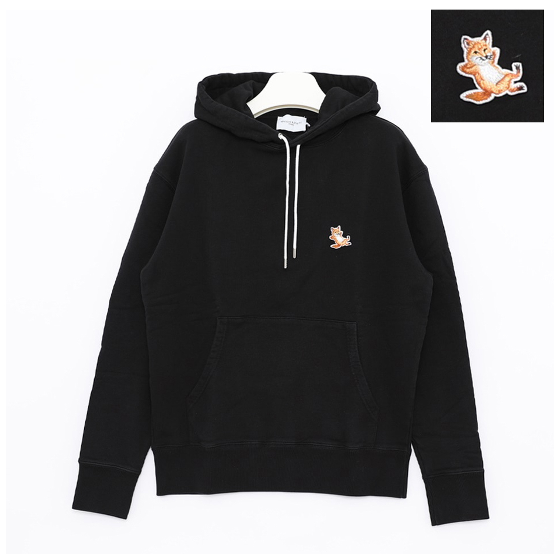 関税負担なしMAISON KITSUNEチラックスフォックスパッチフーディ