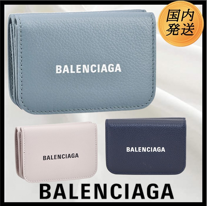 ユニセックス♪ギフト【国内発送★BALENCIAGA】CASH 三つ折財布